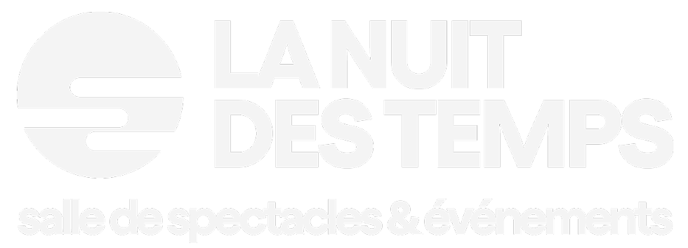 Logo La Nuit des Temps (blanc cendré)