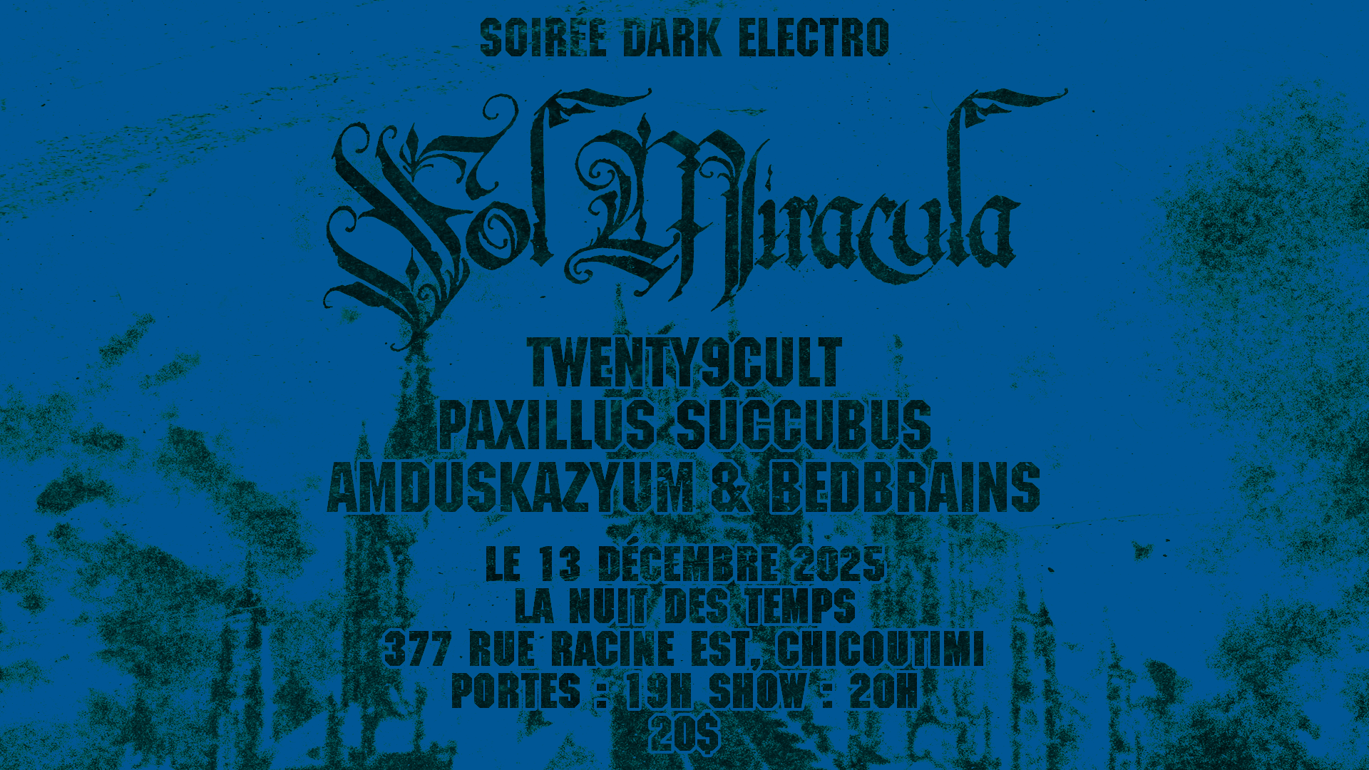 Dark Électro – Sol Miracula & invités